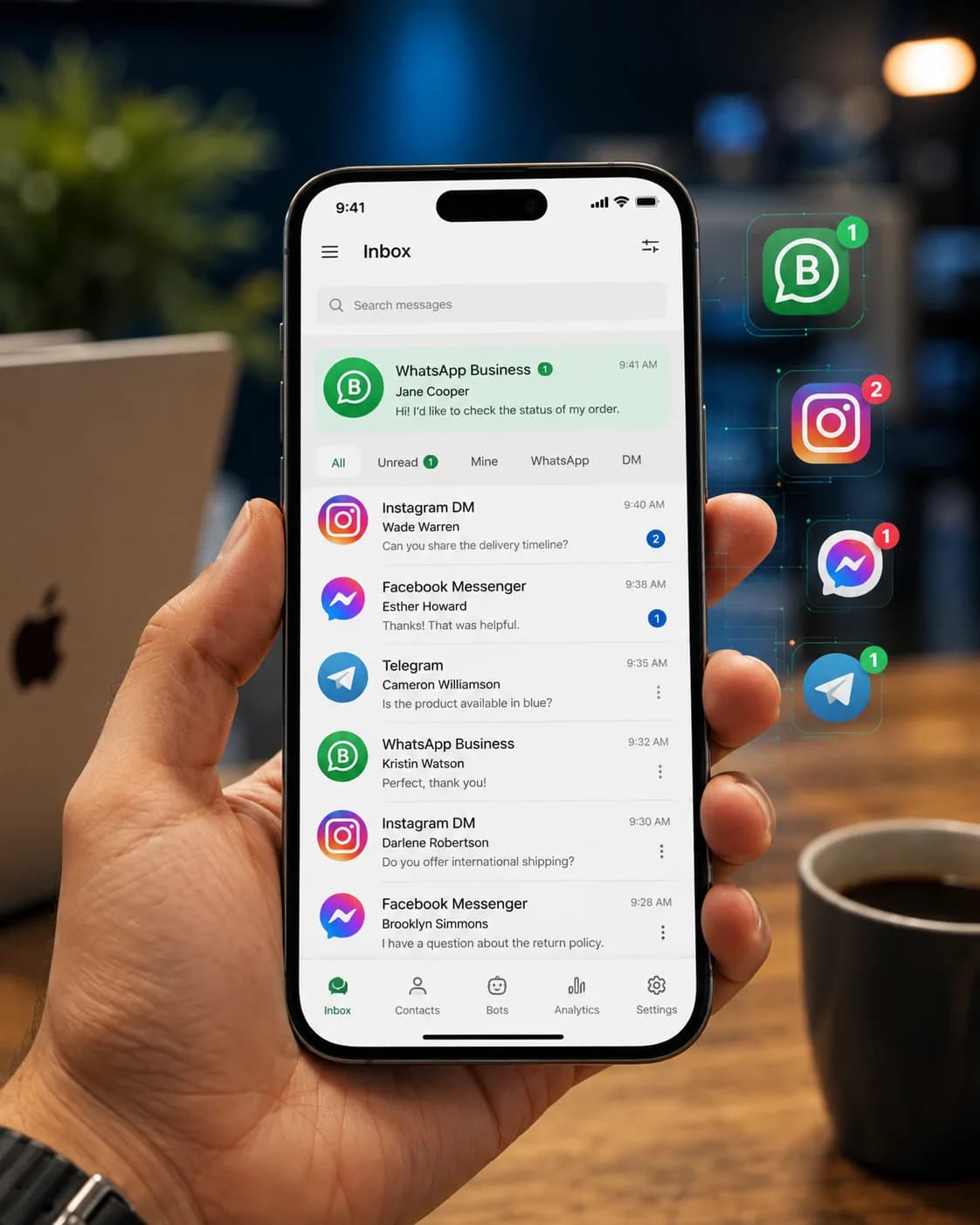Deploy ke WhatsApp + channel lain
